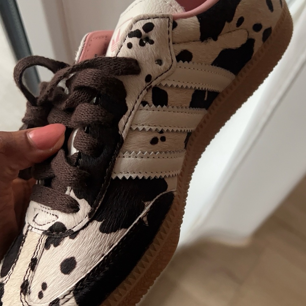 Adidas Cow Print Samba OG Sneakers - Picture 5 of 6
